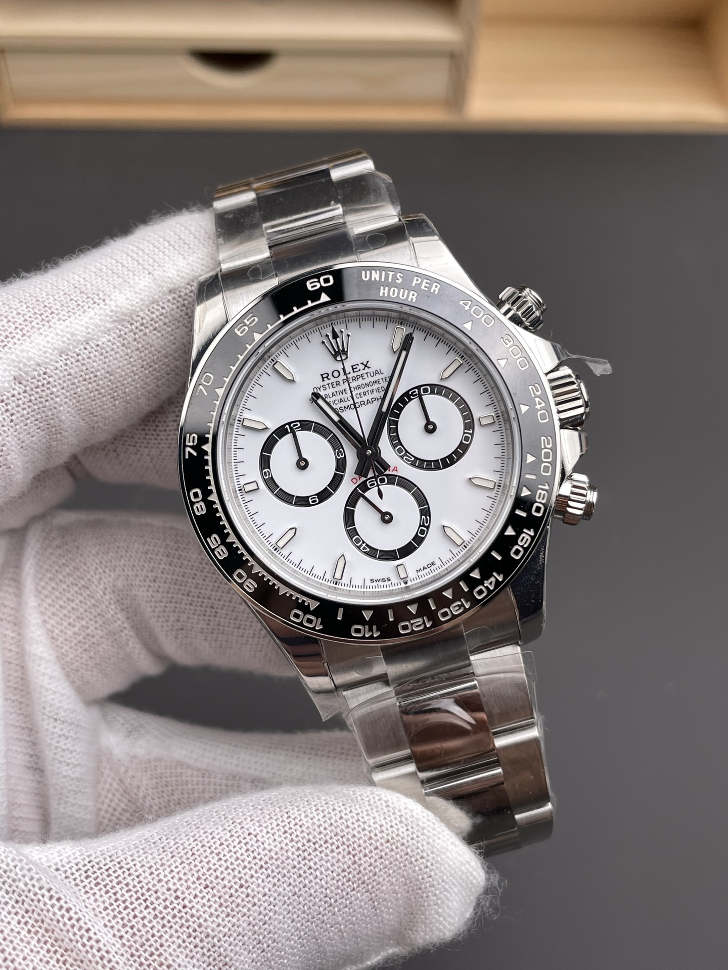 ロレックス デイトナ 126650LN 白(パンダ)|VSファクトリー Cal.4131【スーパークローン】 - 画像 (2)