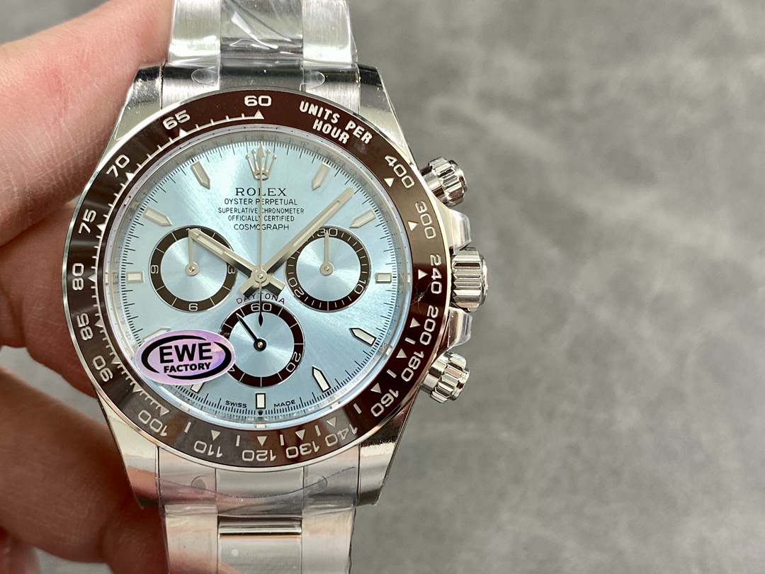 ロレックス デイトナ 126506アイスブルー|EWファクトリー 裏スケルトンCal.4131【スーパークローン】