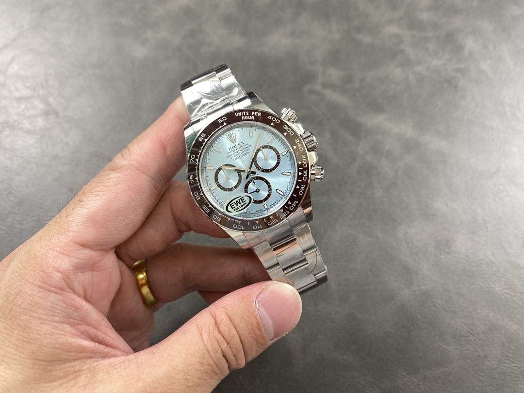 ロレックス デイトナ 126506アイスブルー|EWファクトリー 裏スケルトンCal.4131【スーパークローン】 - 画像 (4)