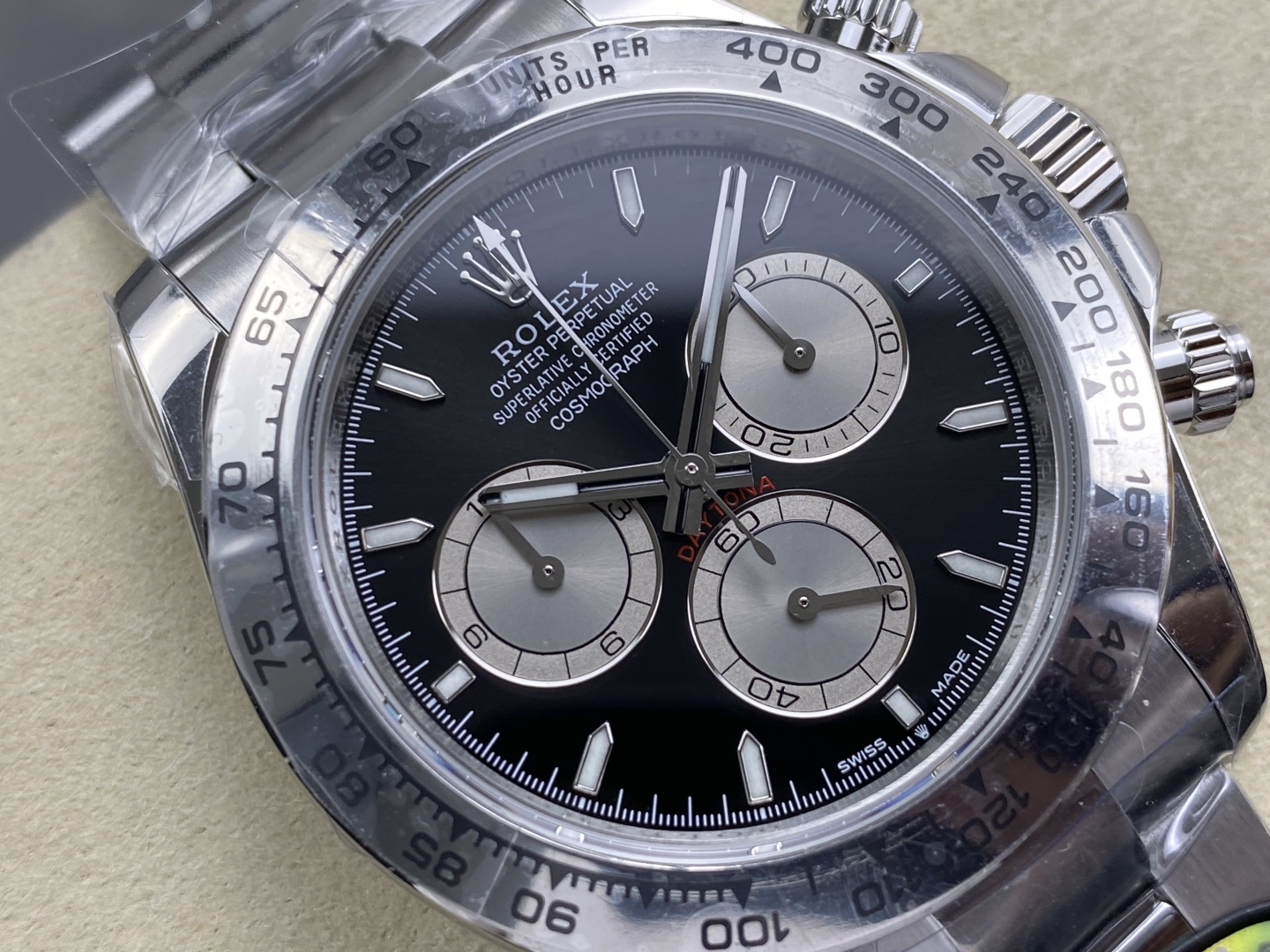 ロレックス デイトナ 126509 ブラック|UFOファクトリー フリースプラング 4131ムーブメント【スーパークローン】 - 画像 (9)