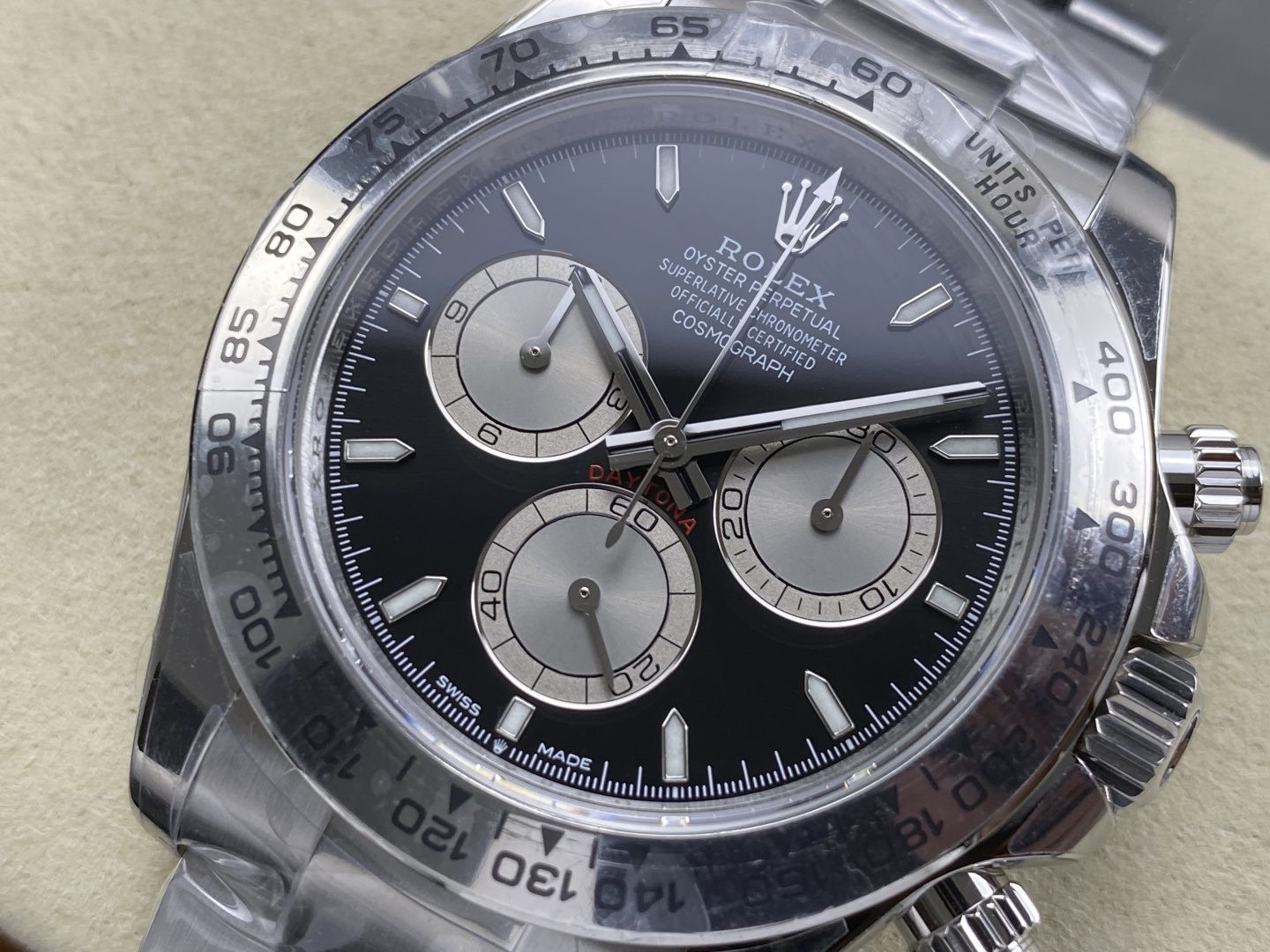 ロレックス デイトナ 126509 ブラック|UFOファクトリー フリースプラング 4131ムーブメント【スーパークローン】 - 画像 (10)