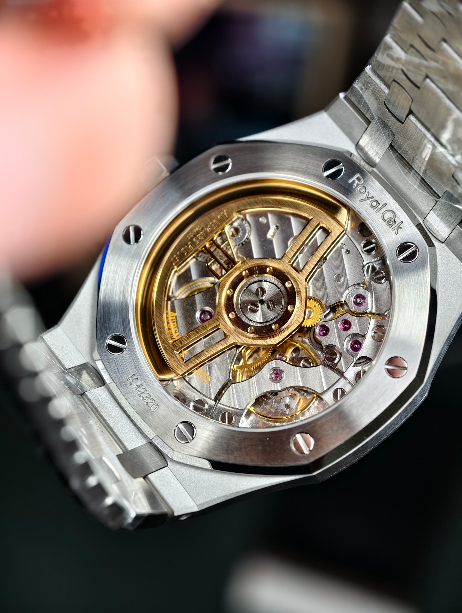 【APS工場】オーデマピゲ ロイヤルオーク 15500ST ブラック (丹東4302) スーパークローン - 画像 (5)