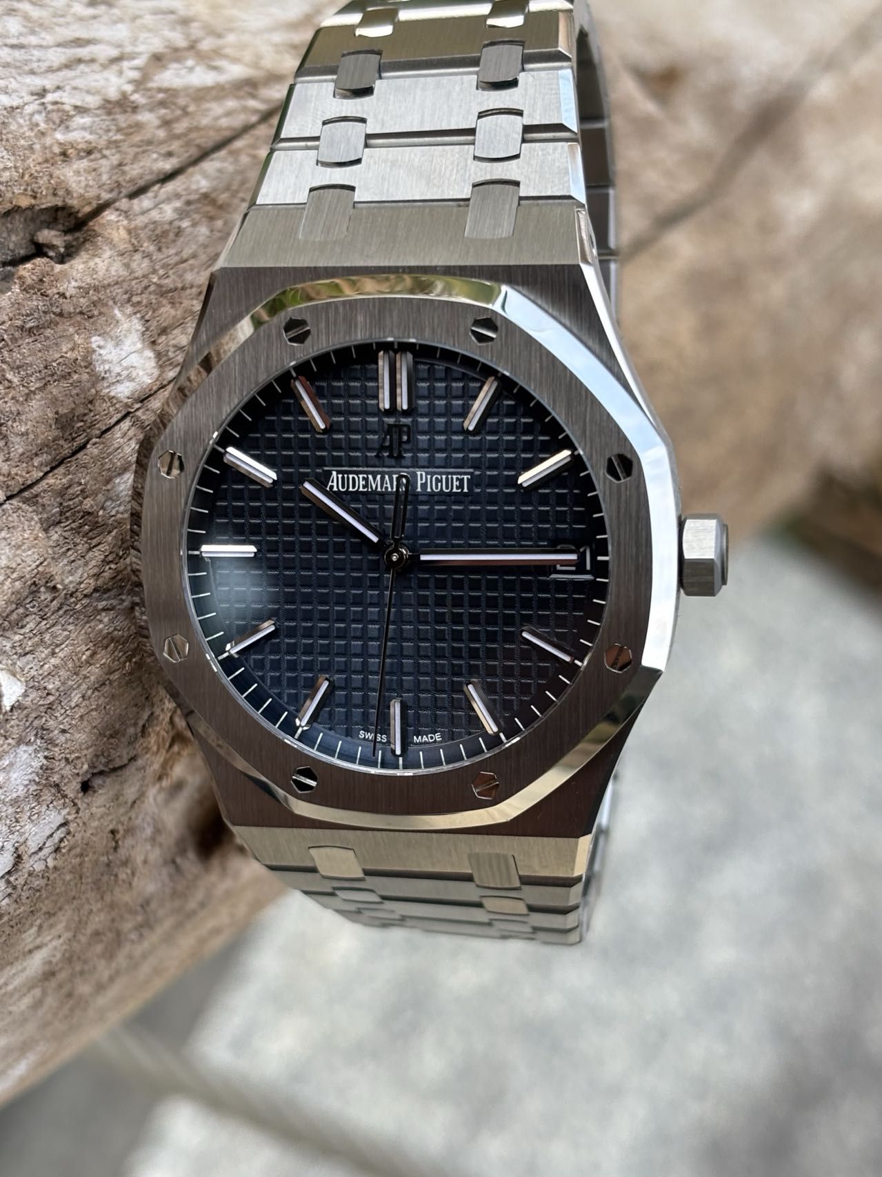 【VS工場】オーデマピゲ ロイヤルオーク 15500ST ブルー (一体型4302) スーパークローン