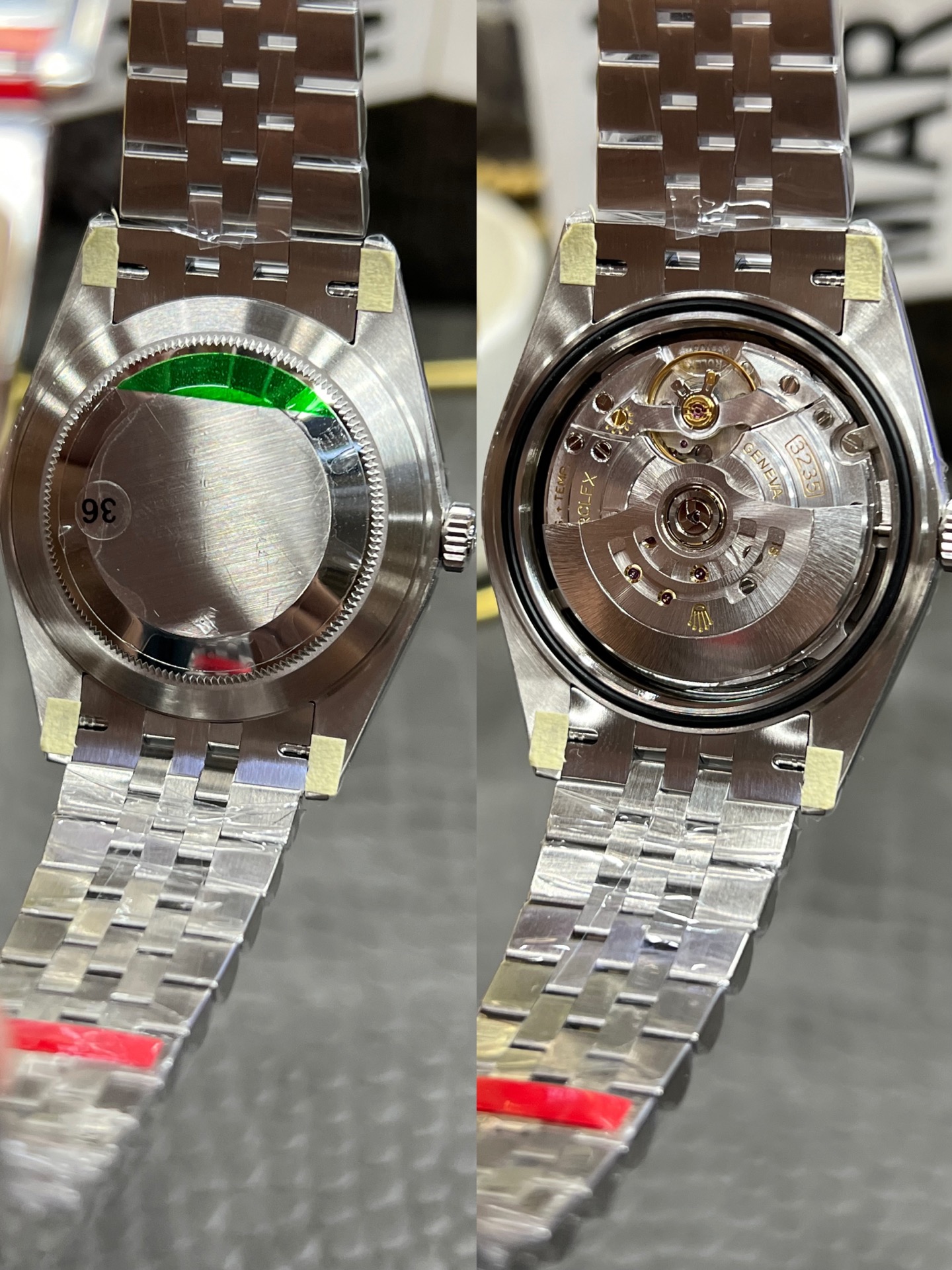 【VS工場】ロレックス デイトジャスト 126334 グリーン (丹東3255) スーパークローン - 画像 (4)
