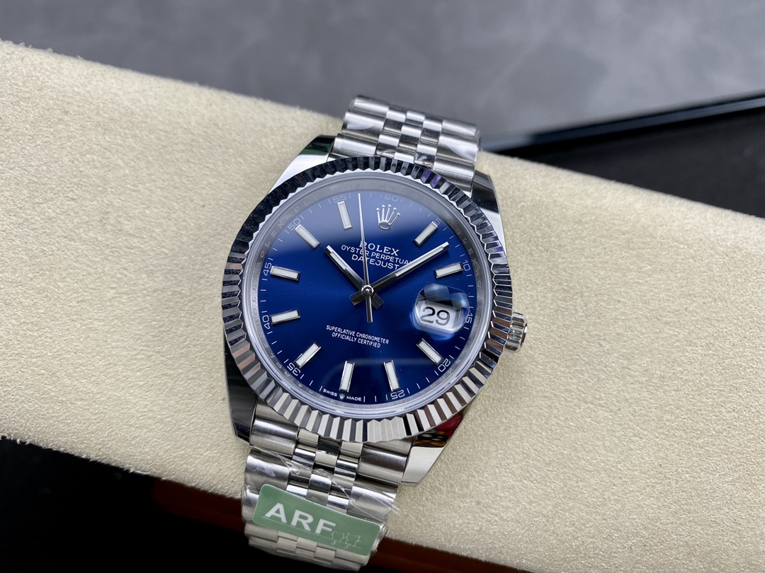 【AR工場】ロレックス デイトジャスト 126334 ブルー (丹東3255) スーパークローン - 画像 (8)