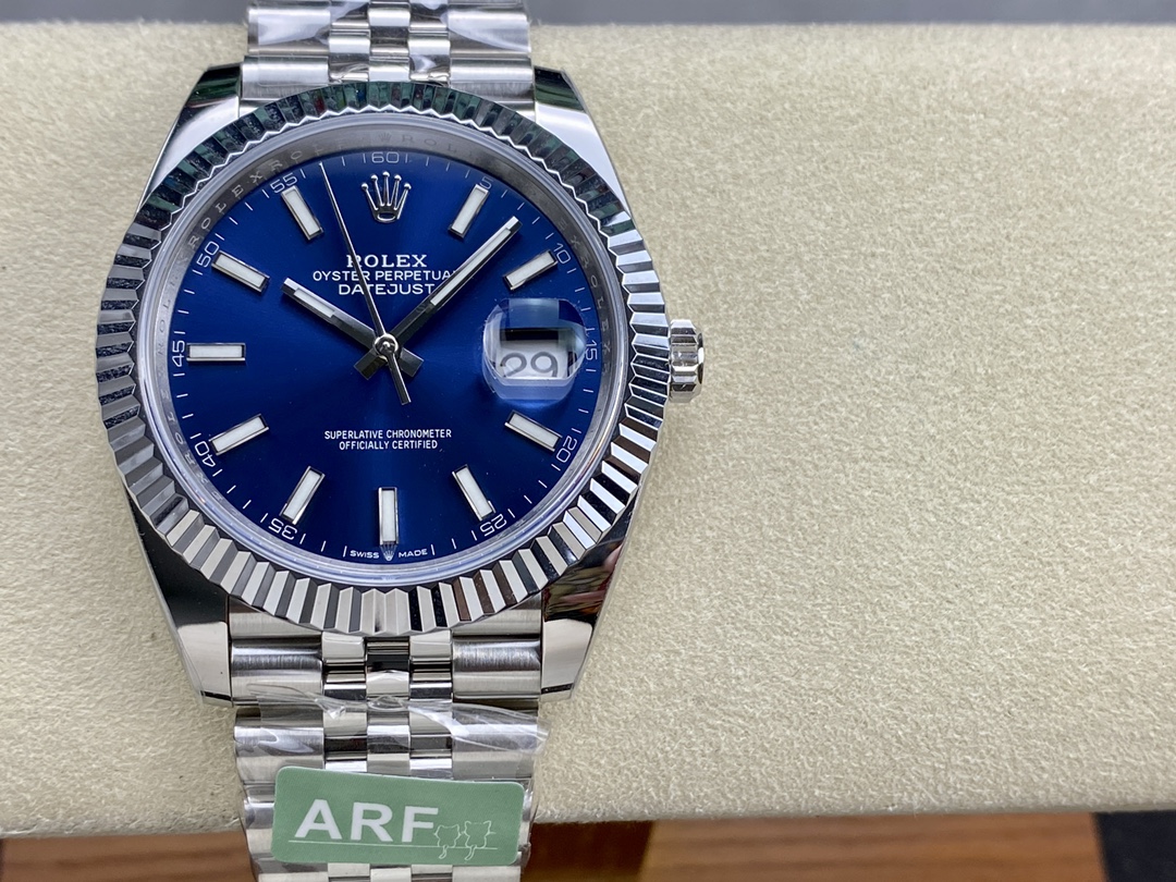 【AR工場】ロレックス デイトジャスト 126334 ブルー (丹東3255) スーパークローン