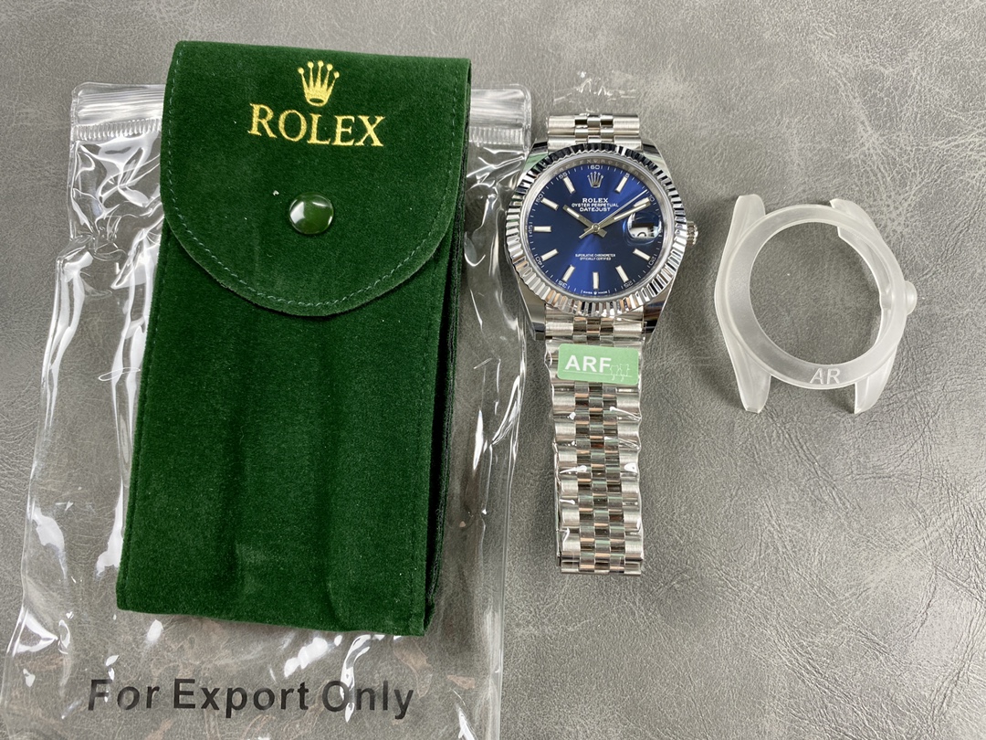 【AR工場】ロレックス デイトジャスト 126334 ブルー (丹東3255) スーパークローン - 画像 (2)