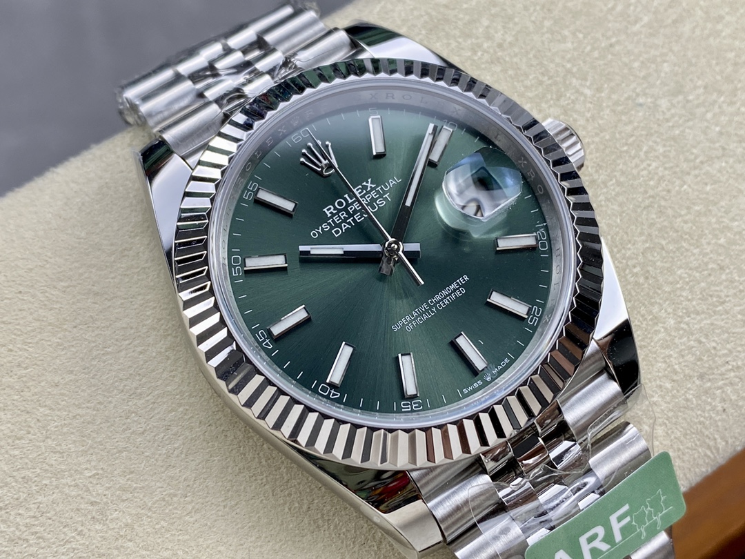【AR工場】ロレックス デイトジャスト 126334 グリーン (丹東3255) スーパークローン - 画像 (9)