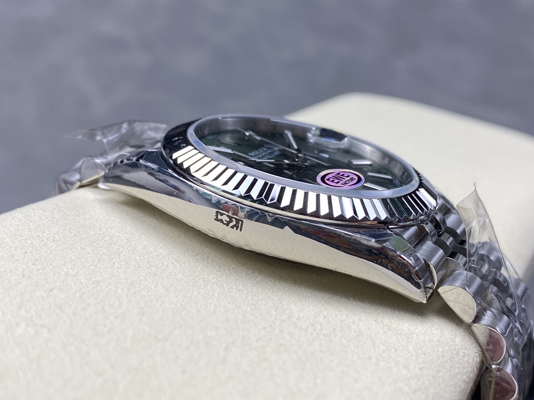 【EWE工場】ロレックス デイトジャスト 126334 グリーン (Cal.3255) スーパークローン - 画像 (5)