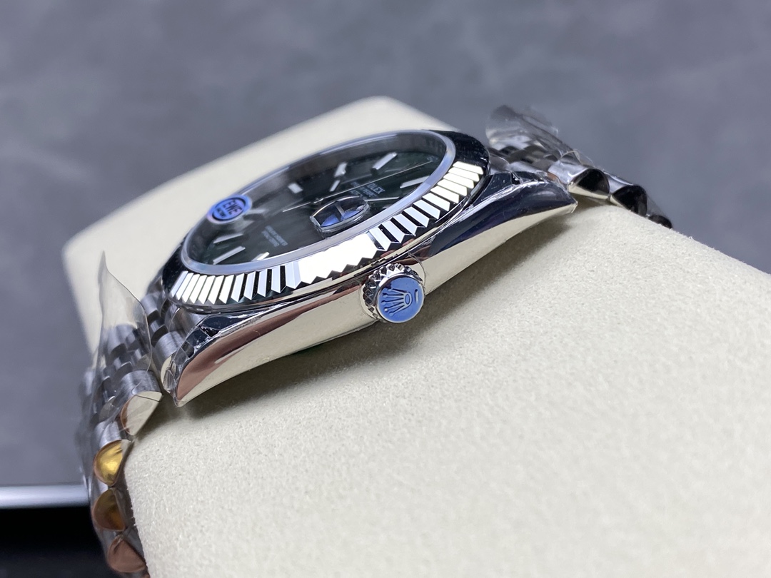 【EWE工場】ロレックス デイトジャスト 126334 グリーン (Cal.3255) スーパークローン - 画像 (6)