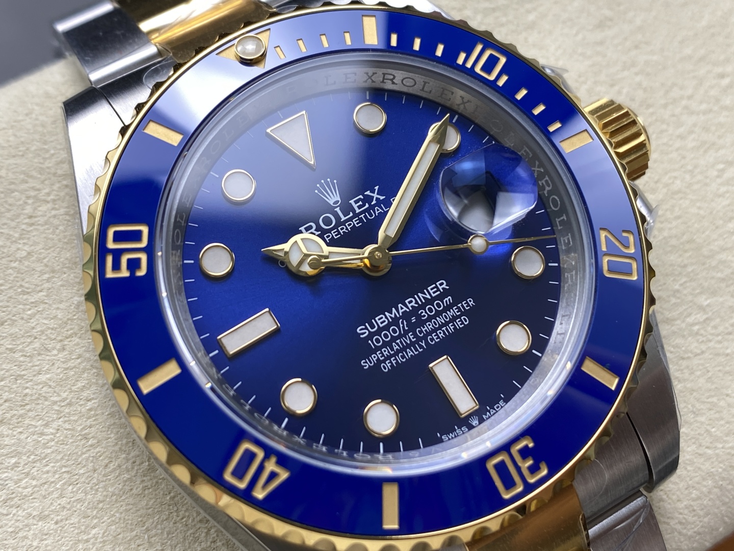 【AR工場】ロレックス サブマリーナーデイト 126613LB 青サブ V3 (重量増強版/丹東3235) スーパークローン - 画像 (2)