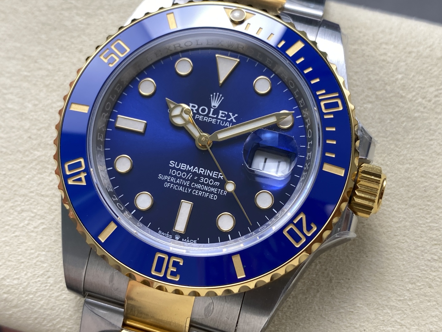 【AR工場】ロレックス サブマリーナーデイト 126613LB 青サブ V3 (重量増強版/丹東3235) スーパークローン - 画像 (3)