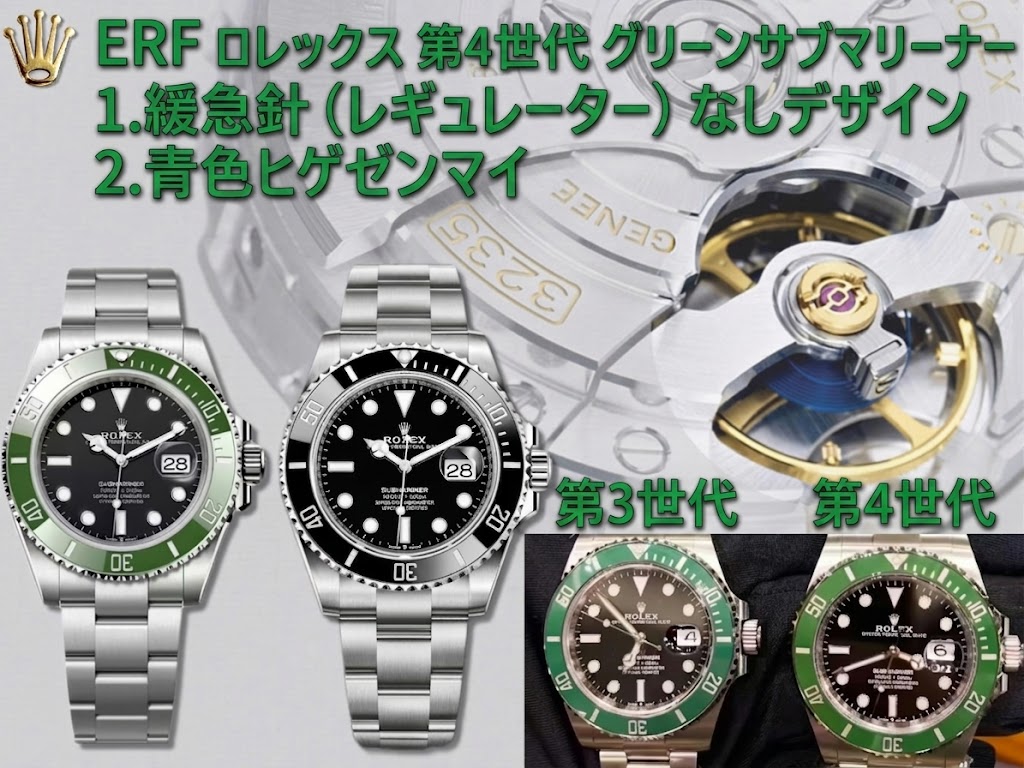 サブマリーナーの「第4世代グリーンサブ」