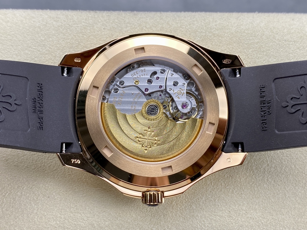 【3K工場】パテックフィリップ アクアノート 5167 ブラウン ローズゴールド 配重版 (Cal.330 SC) スーパークローン - 画像 (8)