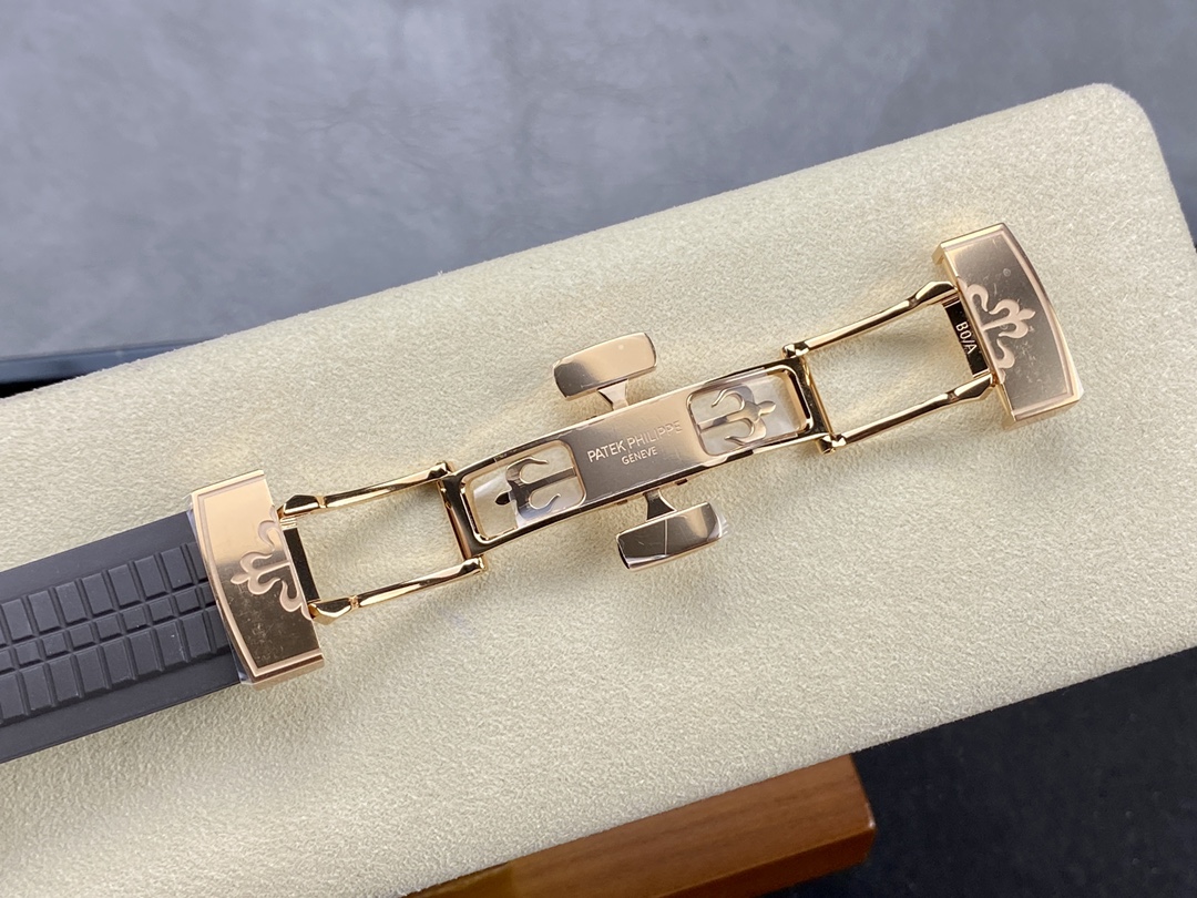 【3K工場】パテックフィリップ アクアノート 5167 ブラウン ローズゴールド 配重版 (Cal.330 SC) スーパークローン - 画像 (9)