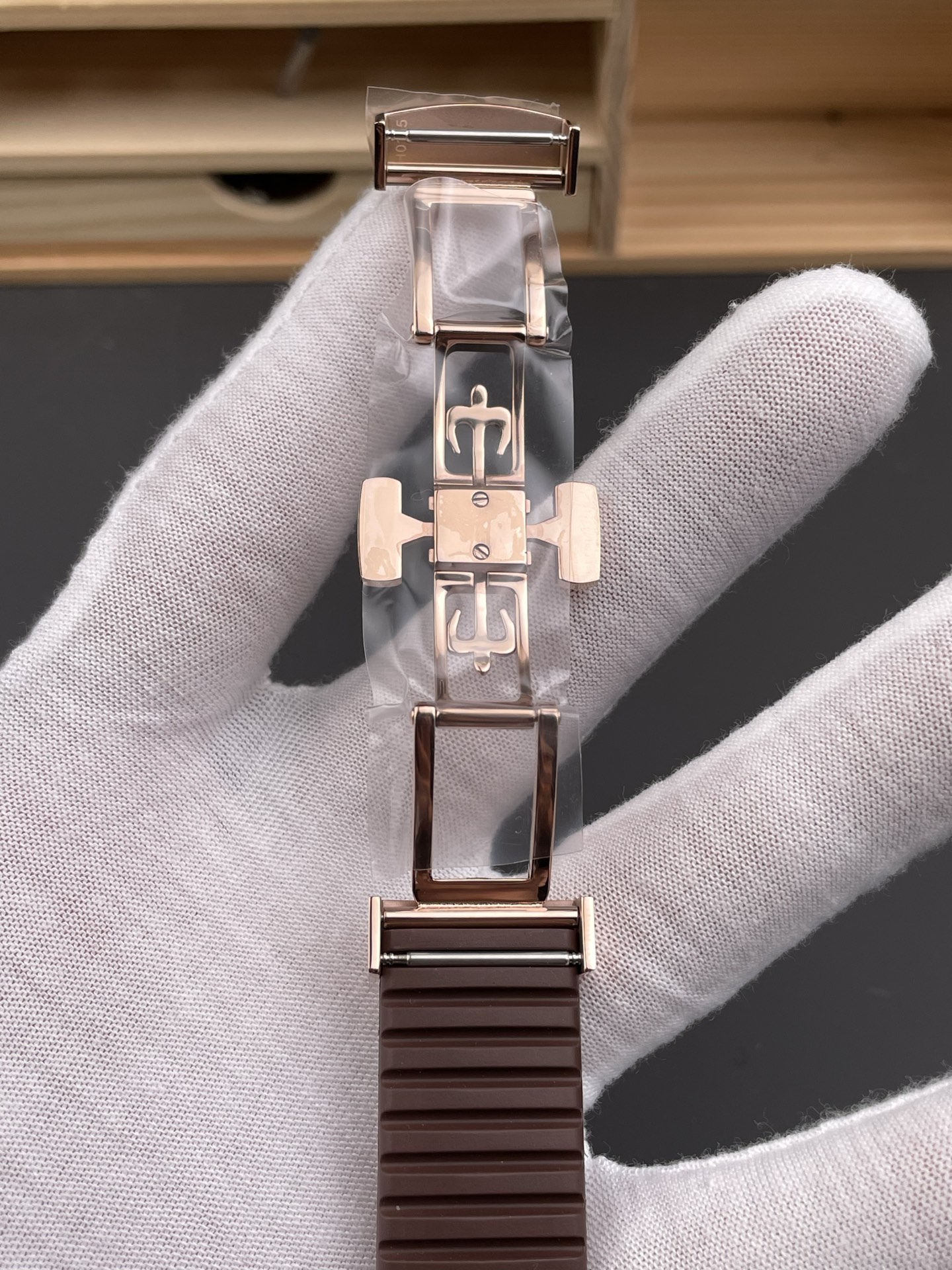 【BBF工場】パテックフィリップ アクアノート 5167 ブラウン ローズゴールド 配重版 (Cal.324 SC) スーパークローン - 画像 (5)