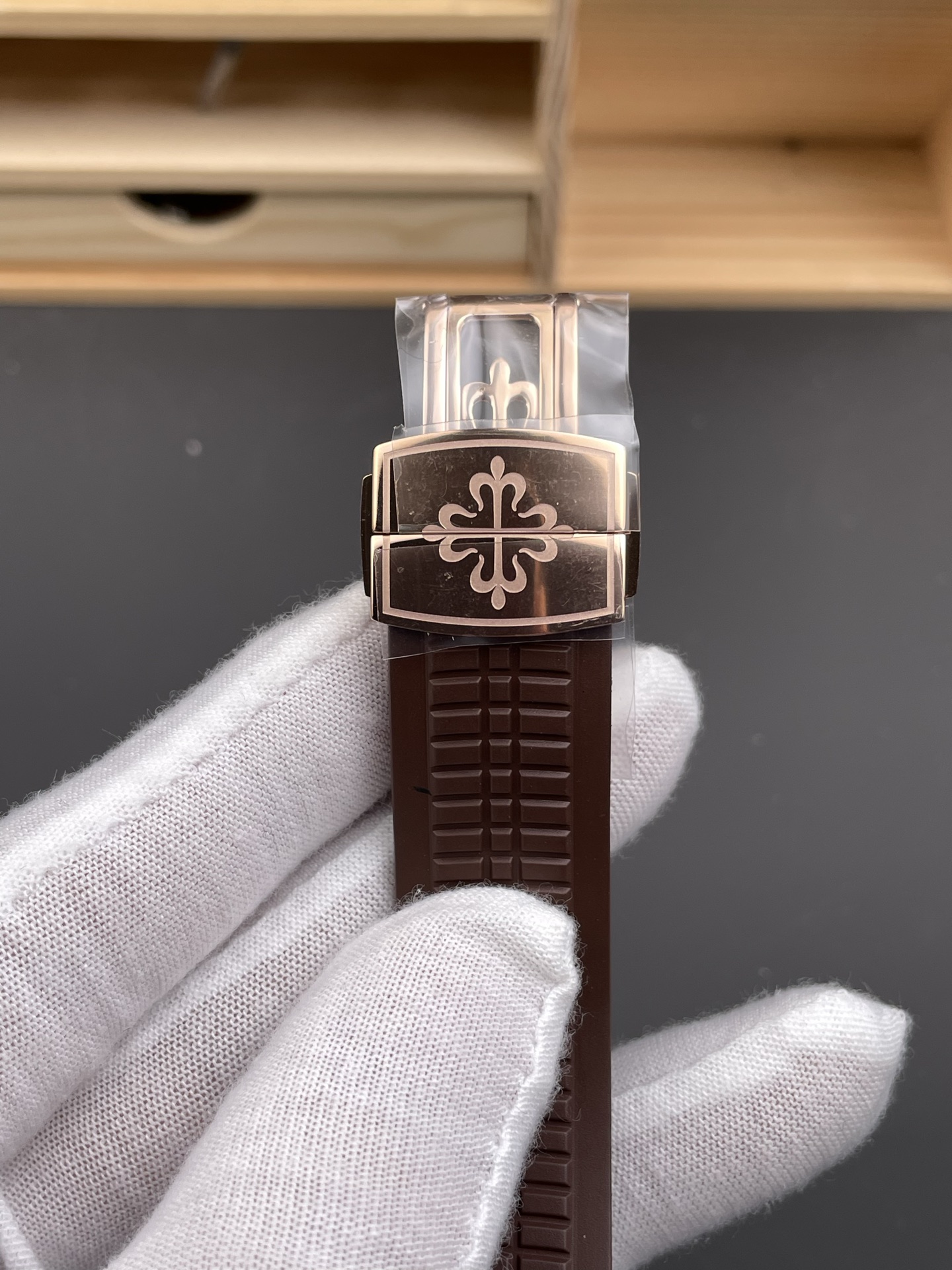 【BBF工場】パテックフィリップ アクアノート 5167 ブラウン ローズゴールド 配重版 (Cal.324 SC) スーパークローン - 画像 (3)