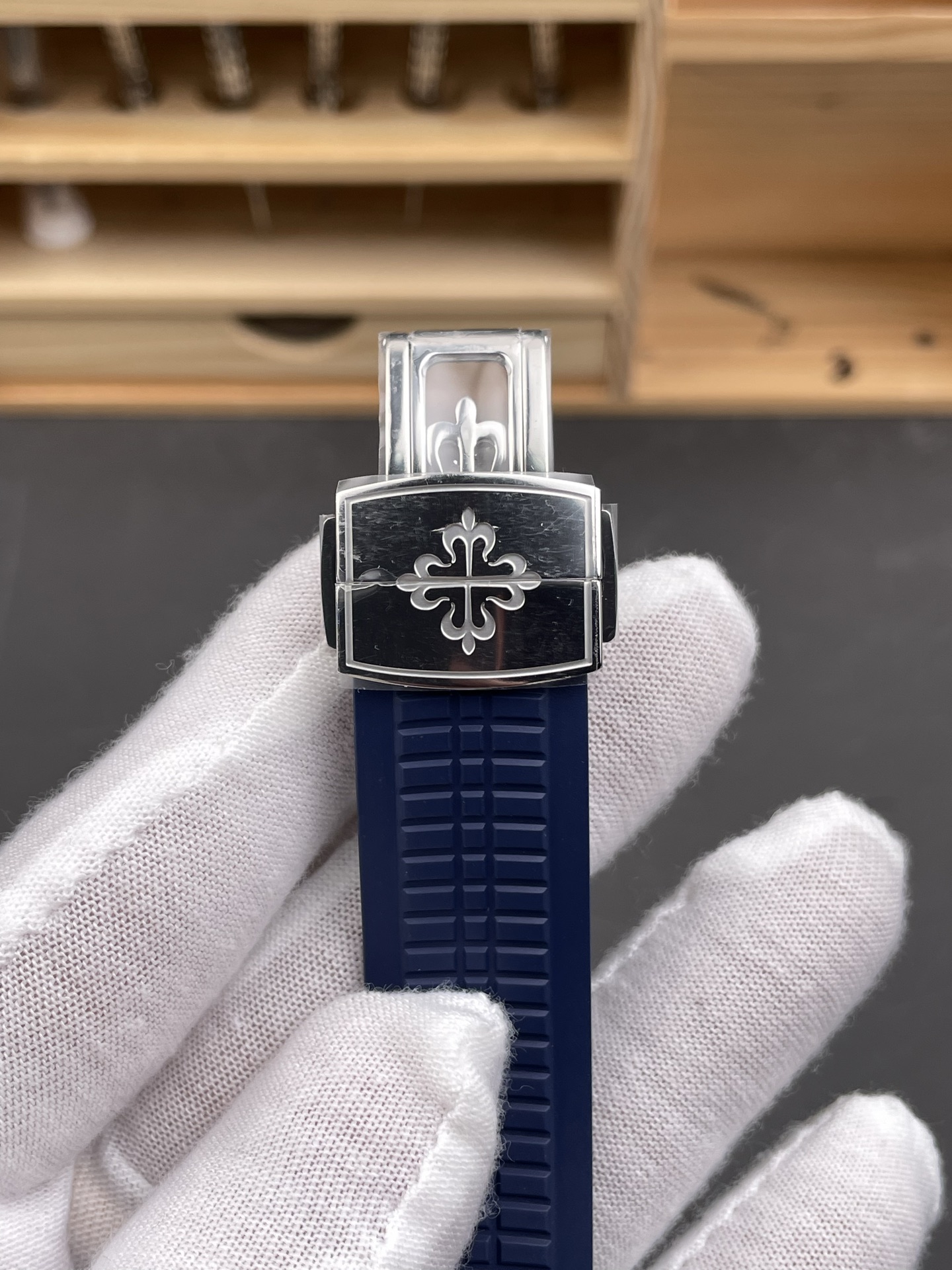 【BBF工場】パテックフィリップ アクアノート 5168 ブルーグラデーション (Cal.324 SC) スーパークローン - 画像 (8)